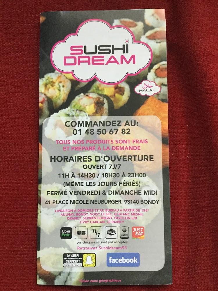 SUSHI DREAM - Bondy - Menu Image 1